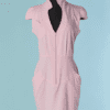 C1718-7Robe-Thierry-Mugler-Activ-en-coton-rose-pale-t36-38-01