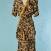 C2131-Robe-1940-en-rayonne-ivoire-caramel-moutarde-noir-t44-01