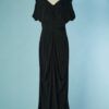 C2619-Robe-longue-1940-en-crepe-noir-col-brode-de-paillettes-dorees-t38-01