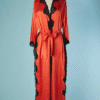 C2437-Deshabille-Sabbia-Rosa-en-soie-orange-et-dentelle-noire-t38-01