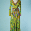 C2439-Robe-longue-Ken-Scott-en-polyamide-vert-imprime-brode-de-perles-t40-01
