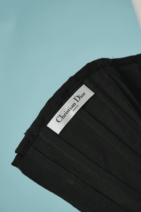 Corset Christian Dior circa 2020 noir avec basque – Image 7