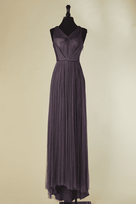 C2777-Robe-longue-en-tulle-violet-sans-manches-entierement-plisse-Catherine-Deane-T34-01