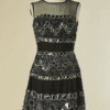 C2828-Robe-de-cocktail-1960-en-organza-noir-brodee-de-paillettes-antracites-t36-01