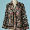 C3119-Veste-1930-en-soie-noire-broderies-couleurs-asiatique-T38