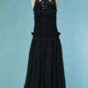 C3142-Robe-longue-Chanel-en-mousseline-pailletee-noire-t34