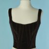 C3162-Corset-Chantal-Thomass-en-velours-marron-t38