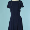 C3240-Robe-Thierry-Mugler-en-polyester-marine-avec-decoupes-et-lacets-T38