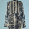 C3631-Longue-chemise-Christian-Dior-en-voile-de-coton-imprime-jouy-t38