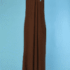 C3812-Robe-longue-Lanvin-crepe-viscose-marron-avec-perles-strass-T38-01