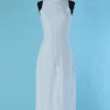 C3822-Robe-longue-blanche-1970-1970-de-mariee-en-pique-de-coton-blanc-T36