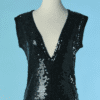 C3748-Tee-shirt-Chantal-Thomass-en-nylon-noir-recouvert-de-paillettes-t38-01