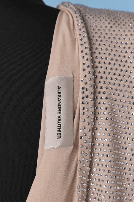 Combinaison pantalon Alexandre Vauthier asymétrique avec strass – Image 7