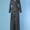 C3944-Tailleur-pantalon-Alexandre-Vauthier-en-lainage-gris-rayures-gris-fonce-t36-001
