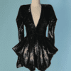 C4361-Mini-robe-viscose-noire-recouverte-de-paillettes-noires-T34