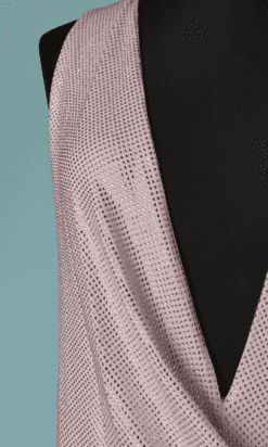 Alternative view of Robe du soir Alexandre Vauthier en jersey rose et strass roses