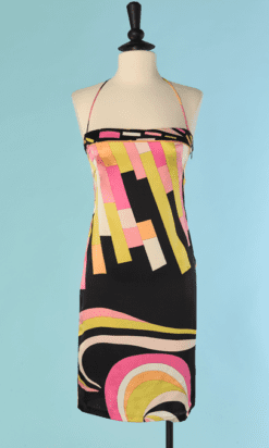 C5220-Robe-bustier-Emilio-Pucci-en-satin-soie-imprime-T36