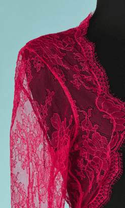 Alternative view of Boléro Lolita Lempicka en dentelle rose fluo