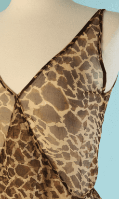Alternative view of Nuisette Lolita Lempicka en mousseline imprimée panthère