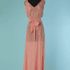 C8132-Chemise-de-nuit-1930-en-soie-rose-avec-incrustations-T36