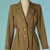 C8135-Veste-Yves-Saint-Laurent-lainage-beige-martingale-cotes-T36