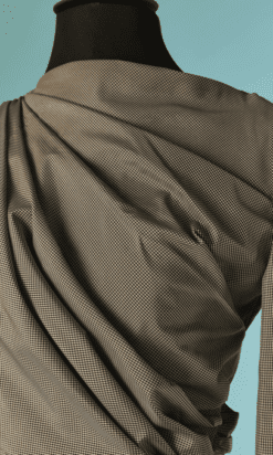 Alternative view of Tailleur Aimée Joyce en taffetas de soie à petits carreaux
