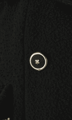 Alternative view of Manteau 3/4 Chanel en cachemire noir bodé sur les poches