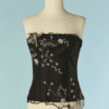 C5786-Bustier-Lolita-Lempicka-soie-noire-recouvert-dun-tulle-brode-de-paillettes-T40